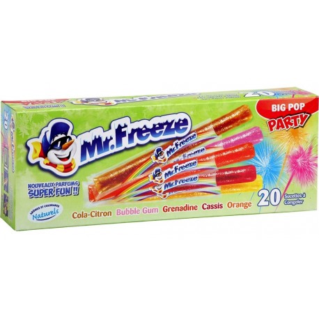 Mr.Freeze Big Pop Party 45ml (20 bâtons glacés)