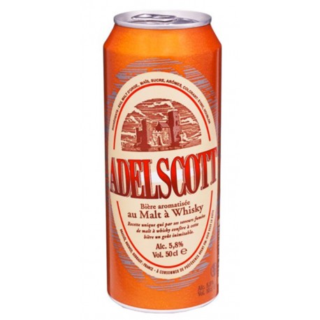 Adelscott au Malt à Whisky 50cl (lot de 48 canettes)