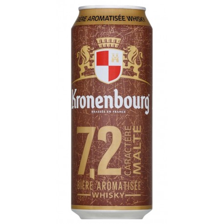 Kronenbourg Caractère Maltée au Whisky 50cl (pack de 12 canettes)