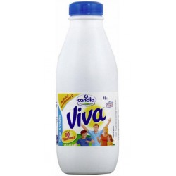 Candia Viva demi-écrémé Vitamine D 1L (pack de 6)