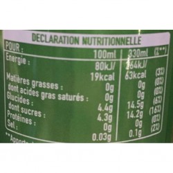 Fuze Tea Thé vert Mangue Camomille 1,25L (pack de 6)