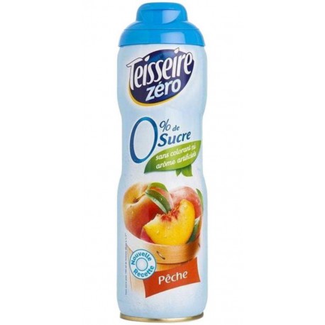 Teisseire Zéro Sucre Sirop Pêche 60cl