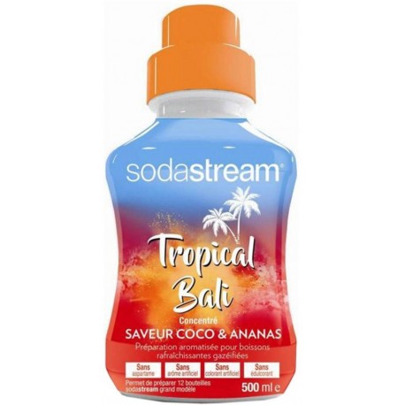 Sodastream Tropical Bali Concentré Saveur Coco et Ananas 500ml