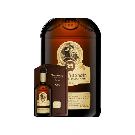 Bunnahabhain 25ans Whisky Single Malt 70cl 46° avec étui