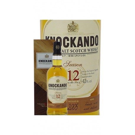 Knockando Whisky Knockando Seasons 12 ans avec étui 43%
