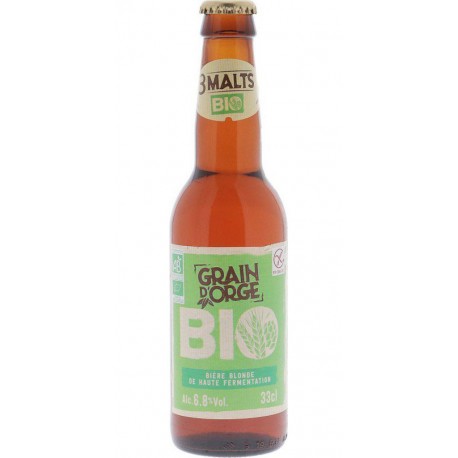 GRAIN D'ORGE BIO 33CL - CERTIFIE FR-BIO-01