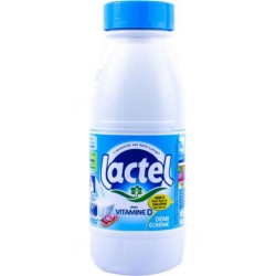 Lait Lactel Vitamine D demi-écrémé 50cl (pack de 6)