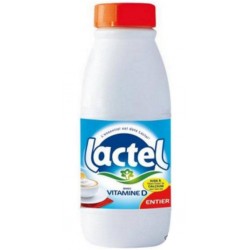 Lait Lactel Vitamine D Entier 50cl (pack de 6)