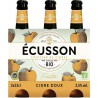 Ecusson Cidre bio doux fruité 2.5% 3 x 33 cl 2.5%vol.