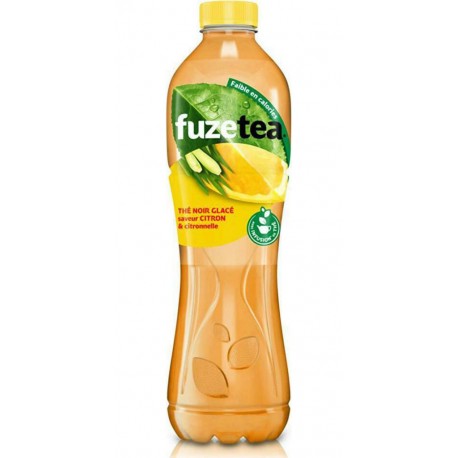 Fuze Tea Fuzetea Boisson à base de thé citron citronnelle 1,25 L