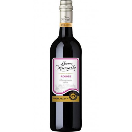 Bonne Nouvelle Boisson Fermentée Sans Alcool - Rouge 0.3% 75 cl 0.3%vol.