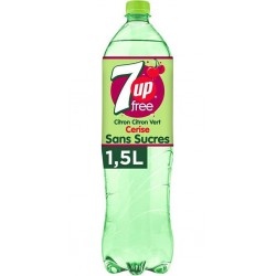 7 Up Lime sans sucre cerise...