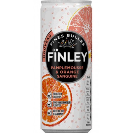 Finley Pamplemousse & Orange Sanguine 25cl (pack de 6)