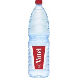 Vittel Eau minérale naturelle plate 1,5L (pack de 6)