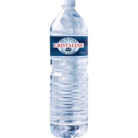 Cristaline 1,5L (lot de 8 packs de 6 soit 48 bouteilles)