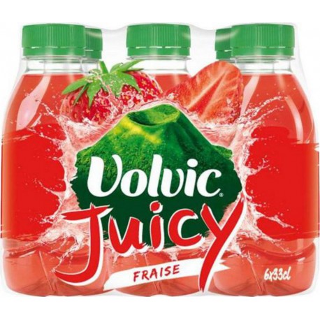 Volvic Juicy Fraise 33cl (pack de 6)