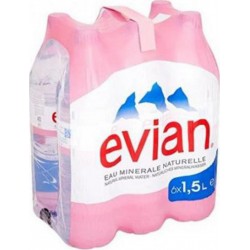 Evian 1,5L (lot de 2 packs...