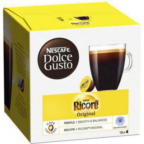 Dolce Gusto Ricoré Original (lot de 4 boîtes de 16 soit 64 capsules)