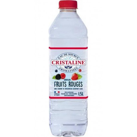Cristaline Fruits Rouges 1,5L (lot de 6 bouteilles)