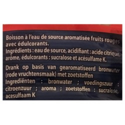 Cristaline Fruits Rouges 1,5L (lot de 6 bouteilles)