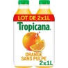 Tropicana Jus d'orange sans pulpe 2 x 1L