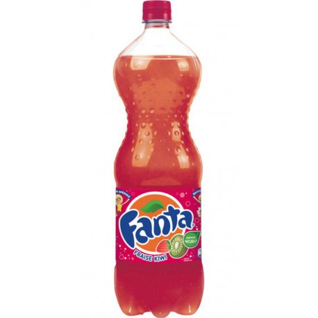 Fanta Fraise Kiwi 1,5L (lot de 12)