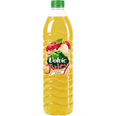 Volvic Juicy Pomme 1,5L (lot de 12 bouteilles)