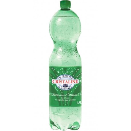 Cristaline Gazéifiée 1,5L (lot de 12)