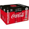 Coca-Cola Soda à base de cola sans sucres 12 x 33cl (pack de 12)