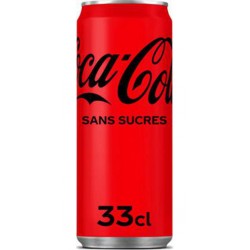 Coca-Cola Zéro 33cl (pack de 24)