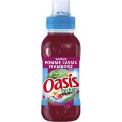 Oasis Pocket Pomme Cassis Framboise 25cl (lot de 4 packs de 6 soit 24 bouteilles)