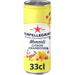 San Pellegrino Momenti Citron & Framboise 33cl (pack de 6)