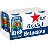 Heineken Bière sans alcool 0.0% 0.0° 33cl (pack de 6)