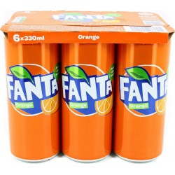 Fanta Soda orange Canette...