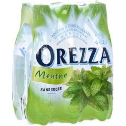 Eau gazeuse Orezza Menthe...