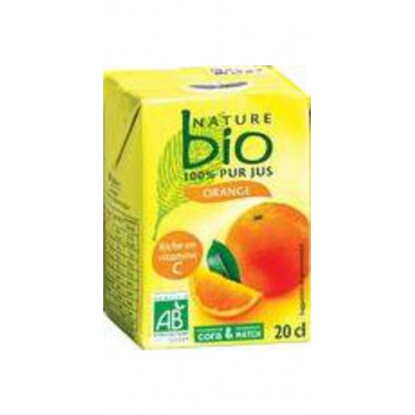 Nature bio pur jus orange 20cl