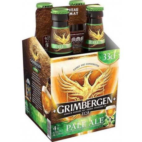 Grimbergen Bière Pale Ale 5.5° 5.5% 4 x 33 cl  5.5%vol.