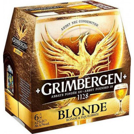 Grimbergen Bière blonde 6.7% 6 x 25 cl 6.7%vol.