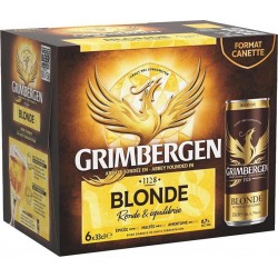 Bières blondes Grimbergen...