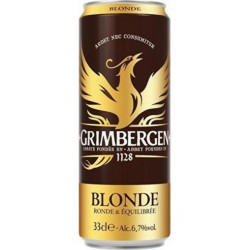 Bières blondes Grimbergen 6X33cl 6.7%vol. (pack de 6)