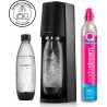 Sodastream Machine à soda TERRA Noire Pack Lave-Vaisselle