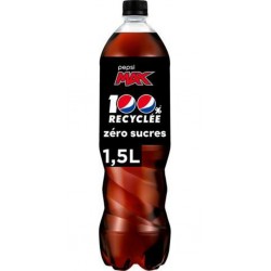Pepsi Max Boisson gazeuse au cola zéro sucres 4 x 1,5L (pack de 4)