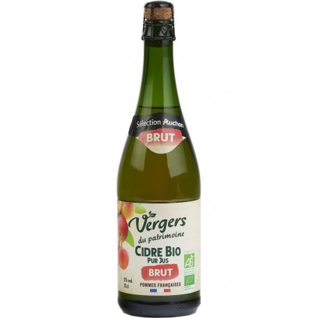 VERGERS DU PATRIMOINE Cidre brut bio 5% 75cl