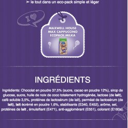 Maxwell House Cappuccino Milka x22 335g (lot de 3 sachets)