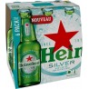 Bière blonde Heineken Silver 6x25cl (pack de 6)