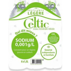 CELTIC Eau minérale gazeuse...