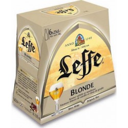 Leffe blonde 6 x 25 cl...