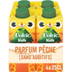 Volvic Kids Pêche Bio 4x25cl