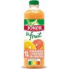 Joker Jus orange pamplemousse Sans pulpe Le fruit du matin 1L