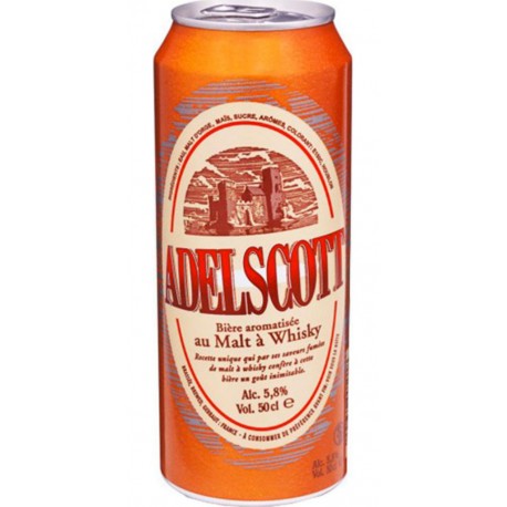 Adelscott au Malt à Whisky 50cl (pack de 12 canettes)
